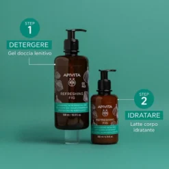 Apivita Refreshing Fig Gel Doccia Delicato Con Fico E Propoli Bagnoschiuma Idratante Corpo 500ml