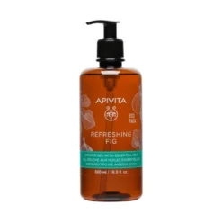 Apivita Refreshing Fig Gel Doccia Delicato Con Fico E Propoli Bagnoschiuma Idratante Corpo 500ml