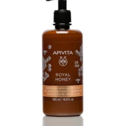 Apivita Royal Honey Gel Doccia Detergente Con Miele E Oli Essenziali Bagnoschiuma Corpo 500ml