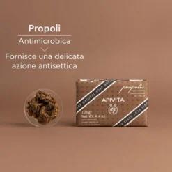 Apivita Sapone Naturale Solido Propoli Anti-imperferzioni Viso E Corpo Pelle Grassa E Acneica 125g