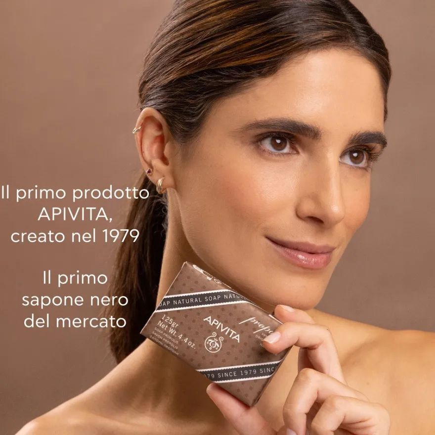 Apivita Sapone Naturale Solido Propoli Anti-imperferzioni Viso E Corpo Pelle Grassa E Acneica 125g