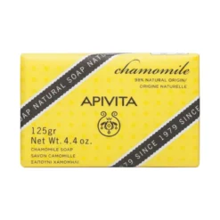 Apivita Sapone Naturale Solido Alla Camomilla Lenitivo Per Viso E Corpo Pelle Sensibile 125g