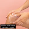 Apivita Sapone Naturale Solido E Scrub Esfoliante Corpo Con Rosa E Pepe Nero Anticellulite 125g