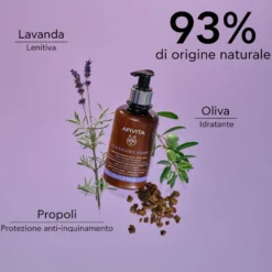 Apivita Schiuma Detergente Cremosa E Idratante Viso Occhi Struccante Rimuove Il Trucco 200ml