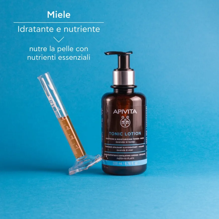 Apivita Tonico Viso Lenitivo E Idratante Con Miele E Lavanda Idrata E Tonifica La Pelle 200ml