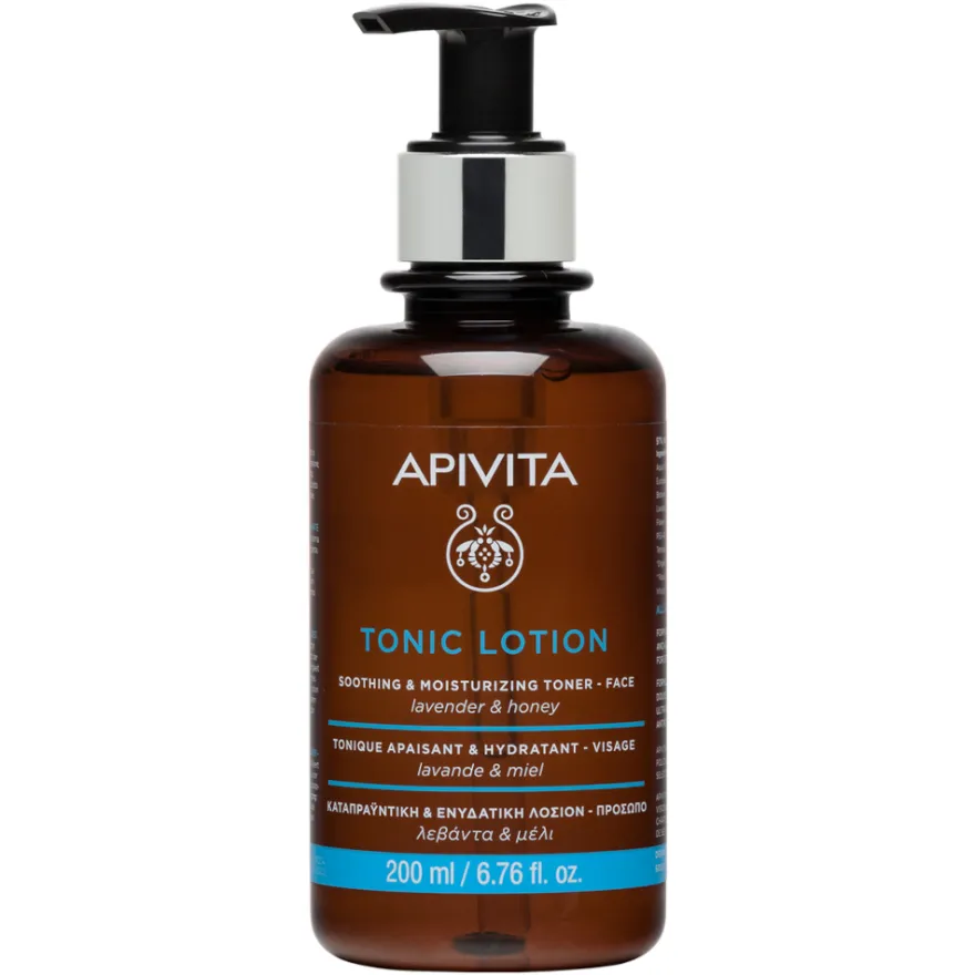 Apivita Tonico Viso Lenitivo E Idratante Con Miele E Lavanda Idrata E Tonifica La Pelle 200ml