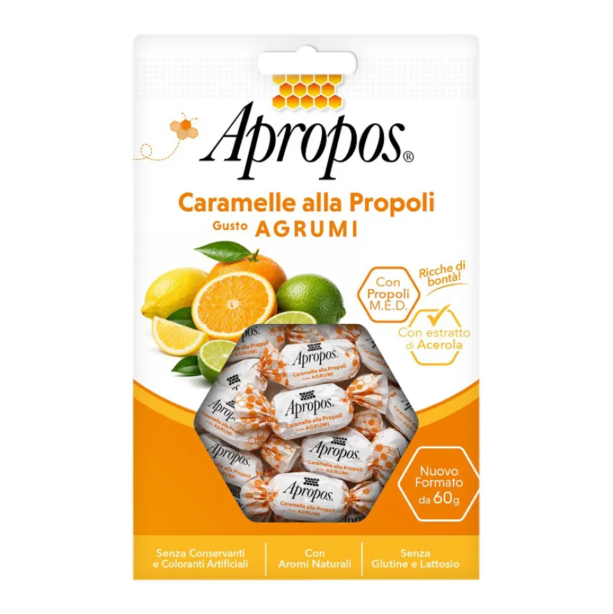 Apropos Caramella Propoli Agrumi Senza Conservanti 60g