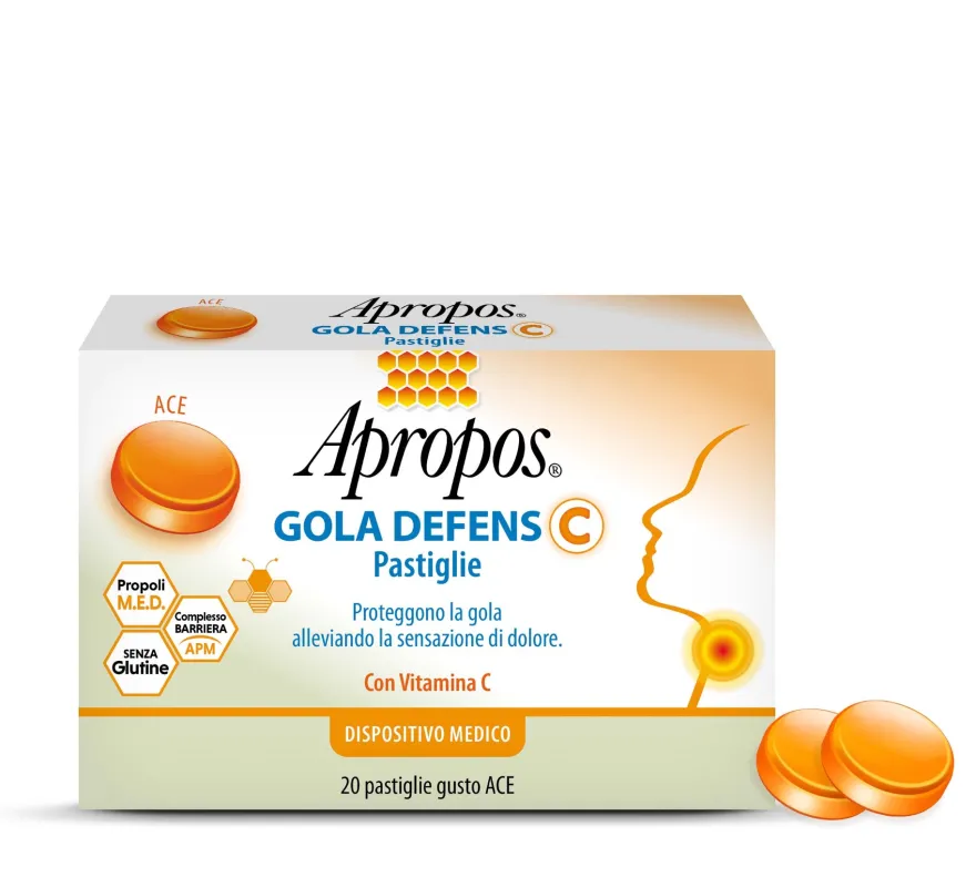 Apropos Gola Defens C Ace 20 Pastiglie