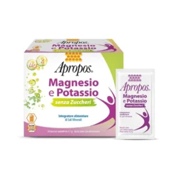 Apropos Magnesio E Potassio Senza Zuccheri Gusto Lime 24 Bustine
