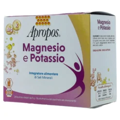 Apropos Magnesio Potassio Integratore Sali Minerali 24 Bustine