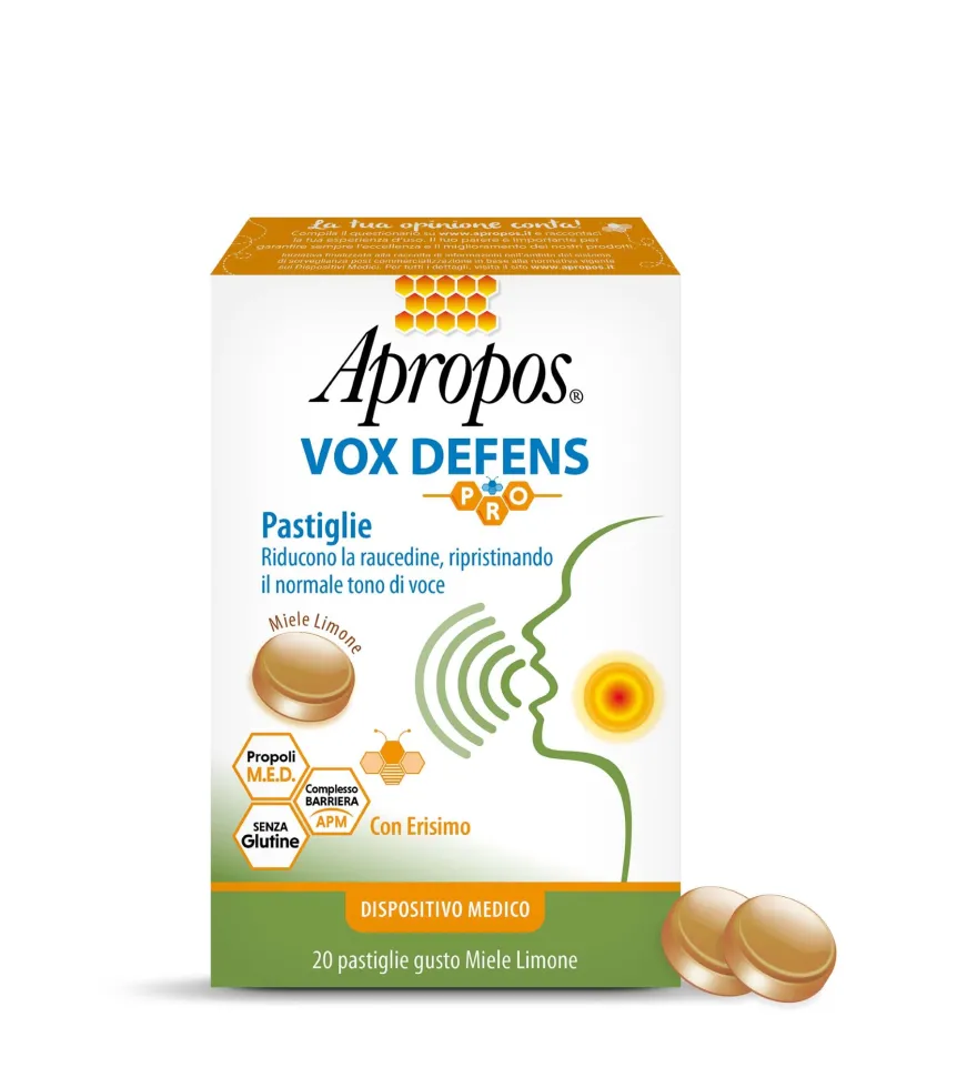 Apropos Vox Defens Pro Miele Limone 20 Pastiglie