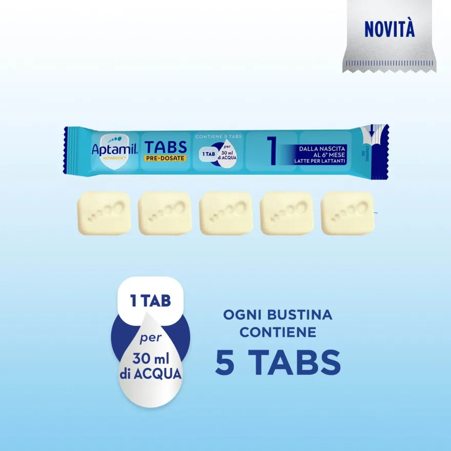 Aptamil Tabs Pre-dosate Latte Per Lattanti 21 Bustine