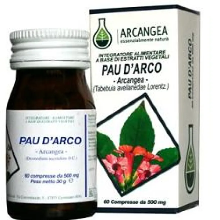 Arcangea Pau D'arco Integratore Difese Immunitarie 500mg 60 Capsule