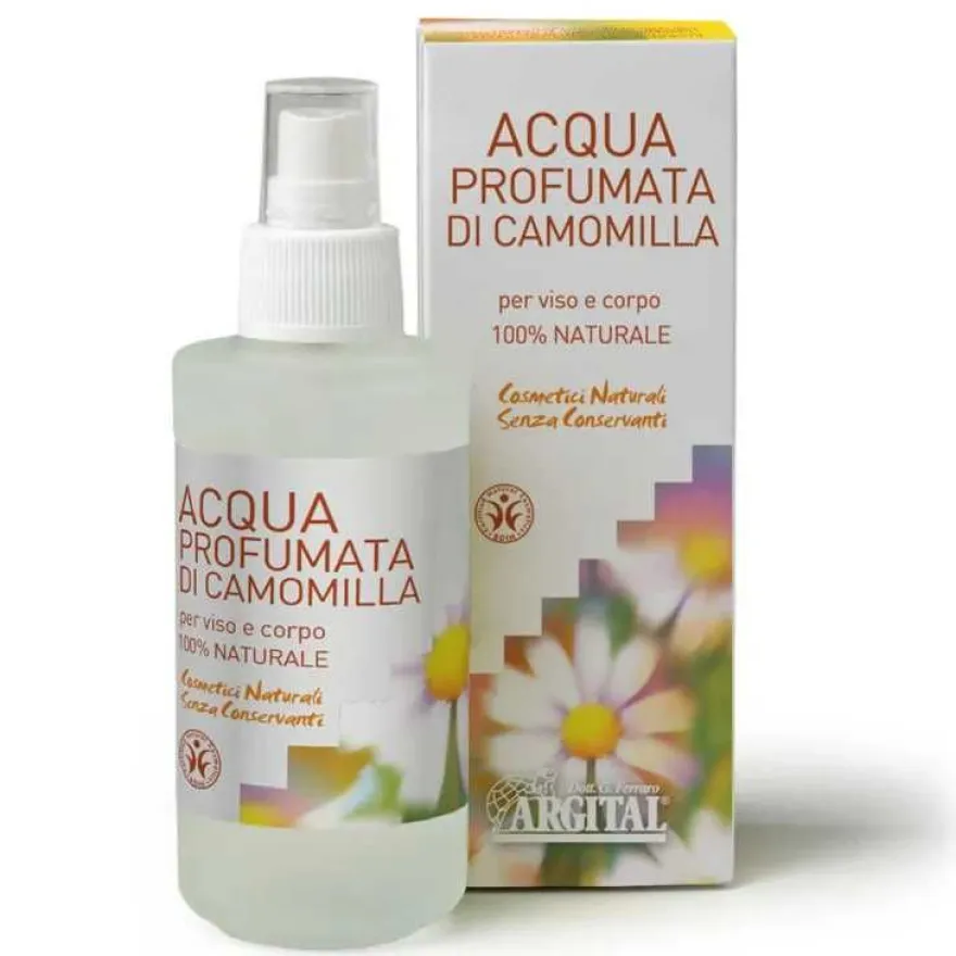 Argital Acqua Profumata Camomilla 100% Naturale Viso Corpo Unisex 125ml