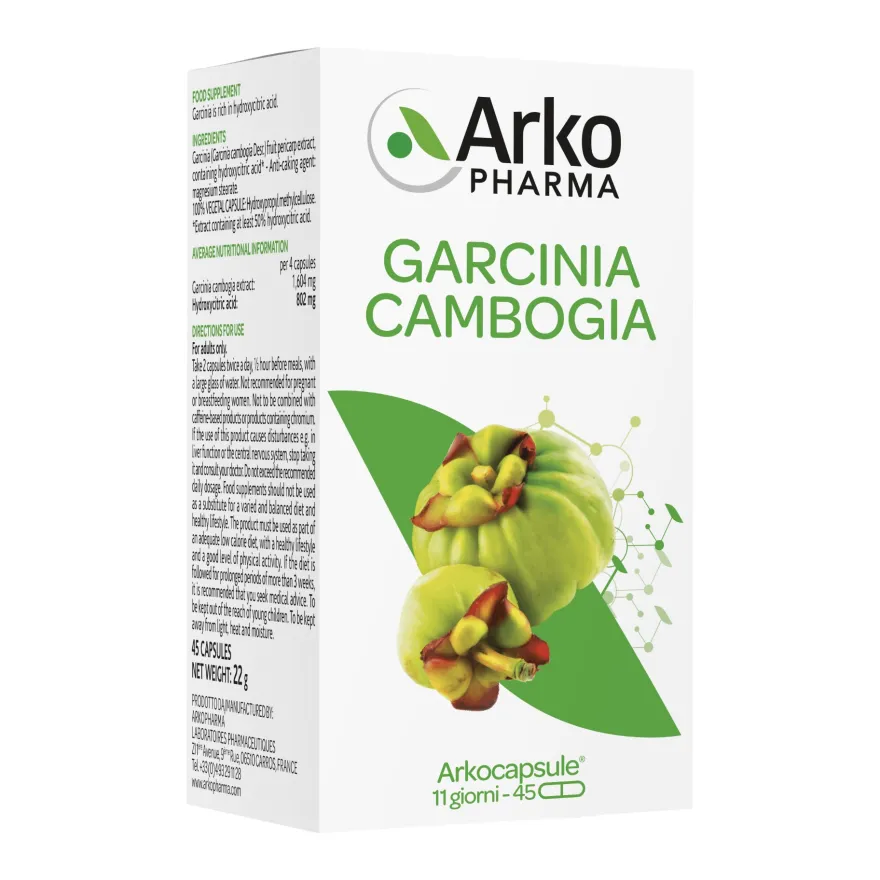 Arkopharma Garcinia Integratore Linea 45 Arkocapsule