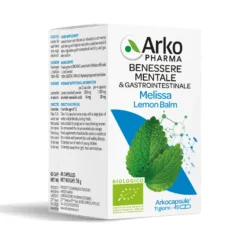 Arkopharma Melissa Bio Integratore Mentale E Gastrointestinale 45 Capsule