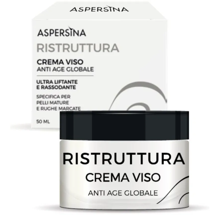 Aspersina Ristruttura Crema Viso Antiage Globale Con Peptidi 50ml