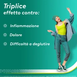 Aspi Gola Con Flurbiprofene Per Gola Infiammata E Mal Di Gola Limone Miele 2 confezioni da 24 Pastiglie