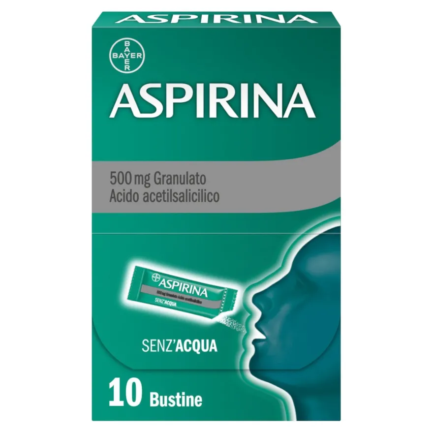 Aspirina In Granuli Senza Acqua Antidolorifico E Antinfiammatorio Per Mal Di Testa 10 Bst