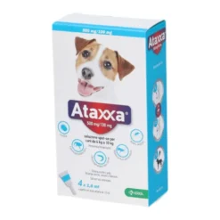 Ataxxa Spot On Antiparassitario Cani 4/10 Kg 500mg + 100mg 4 Pipette Da 1ml