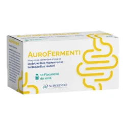 Aurobindo Aurofermenti Integratore Fermenti Lattici 10 Flaconcini Da 10ml