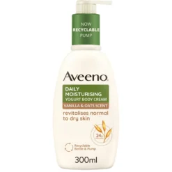 Aveeno Crema Corpo Idratante Per Pelle Secca E Normale Yogurt Vaniglia E Avena 300ml