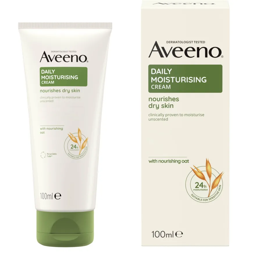 Aveeno Crema Corpo Idratante Daily Moisturising Con Avena Colloidale Pelle Sensibile 100ml