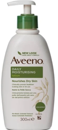 Aveeno Crema Corpo Idratante Avena Colloidale Pelle Secca Con Pump 300ml