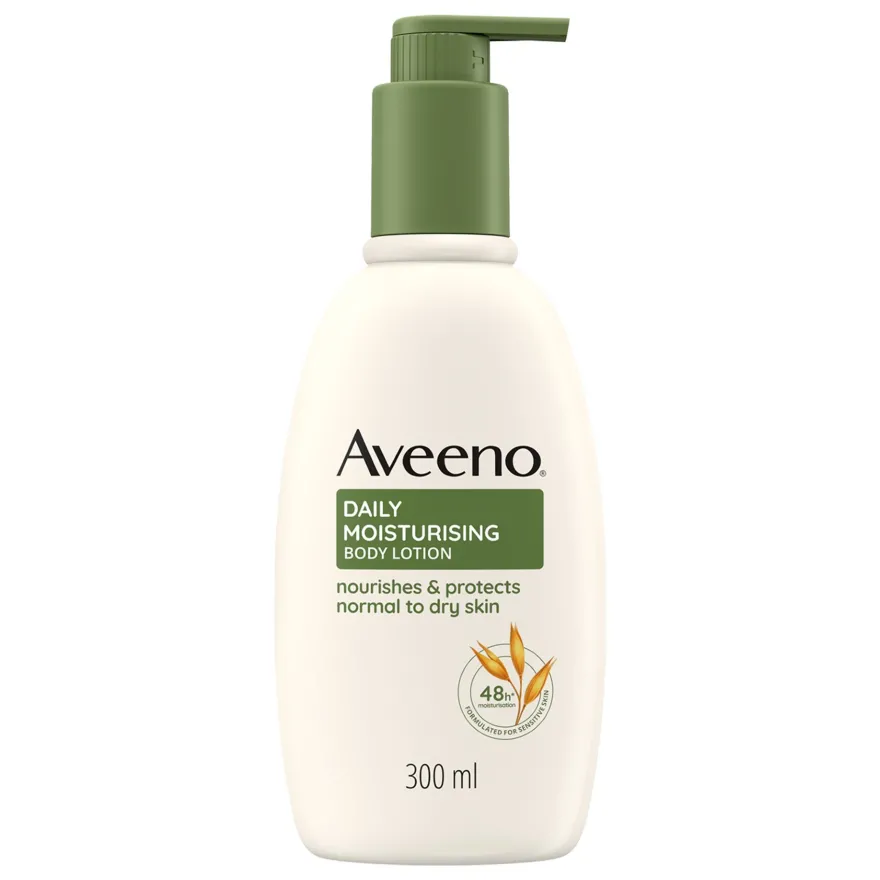 Aveeno Crema Idratante Corpo A Rapido Assorbimento Con Avena Colloidale Con Pump 300ml