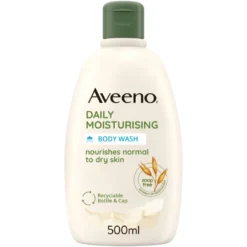 Aveeno Daily Moisturising Bagnodoccia Idratante Senza Sapone All'avena Pelli Sensibili 500ml