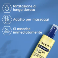 Aveeno Skin Relief Olio Spray Per Il Corpo 200ml