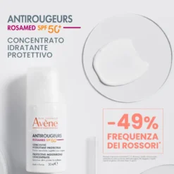 Avene Antirougeurs Rosamed Spf 50+ Concentrato Idratante Protettivo Rossori E Rosacea 30ml