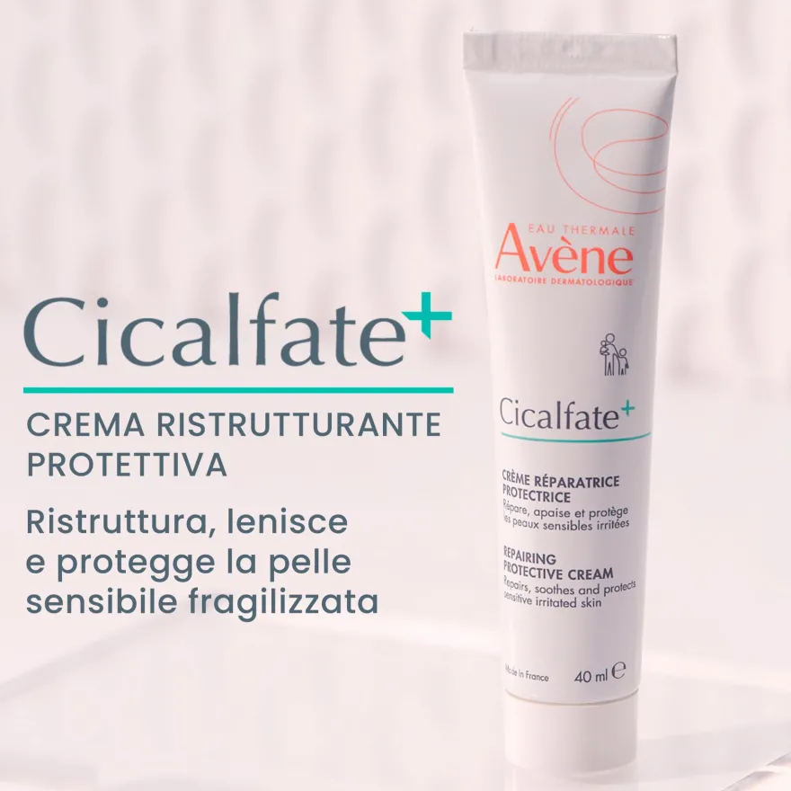 Avene Cicalfate+ Crema Ristrutturante Protettiva Pelle Fragilizzata, Con Acqua Termale 40ml
