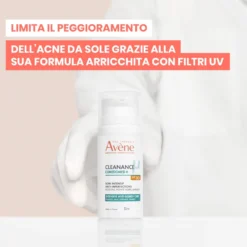 Avene Cleanance Comedomed+ Fluido Intensivo Quotidiano Anti-imperfezioni Niacinamide Spf30 30ml