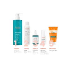 Avene Cleanance Gel Detergente Purificante E Opacizzante Pelle Grassa A Tendenza Acneica 200ml