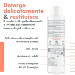 Avene Cleanance Hydra Crema Detergente Lenitiva Pelle Secca A Tendenza Acneica 200ml