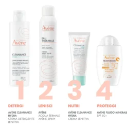 Avene Cleanance Hydra Crema Detergente Lenitiva Pelle Secca A Tendenza Acneica 200ml