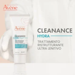 Avene Cleanance Hydra Crema Lenitiva Nutriente Pelle Secca A Tendenza Acneica 40ml