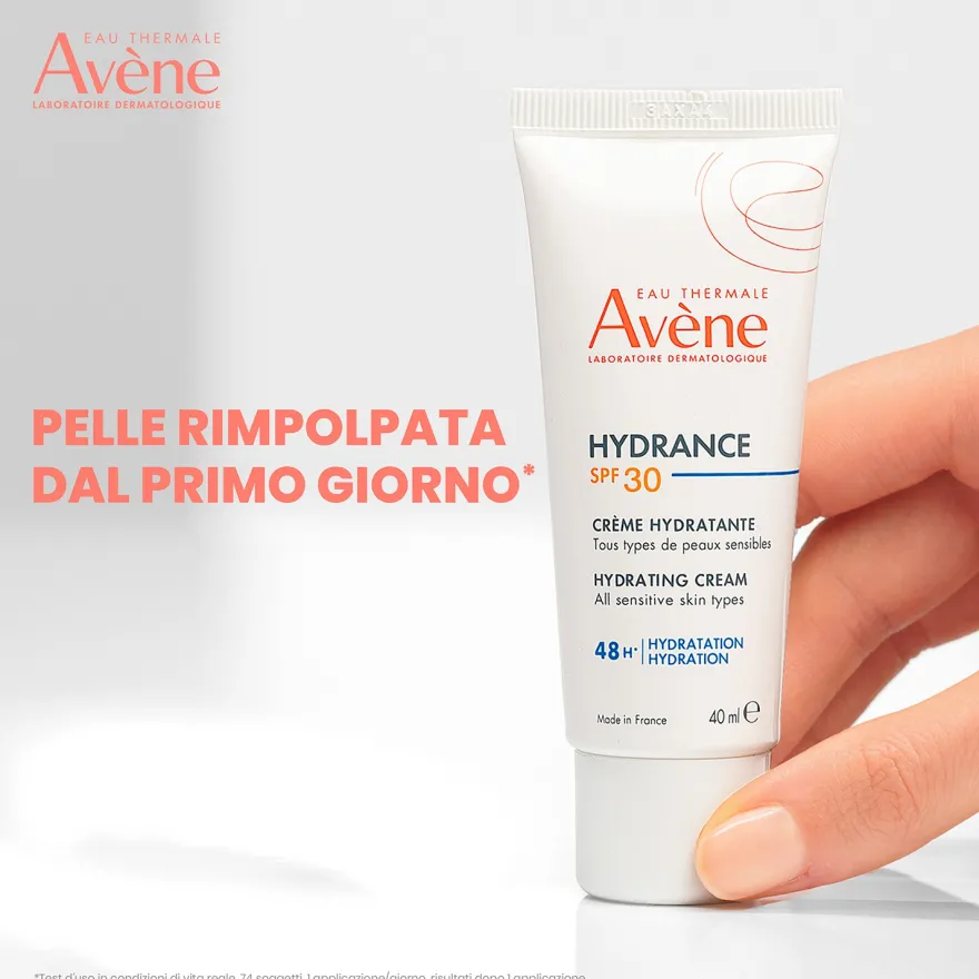 Avene Hydrance Spf30 Crema Idratante Per Tutti I Tipi Di Pelle Idratazione Intensa 40ml