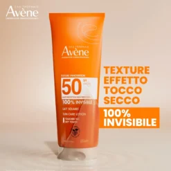 Avene Solare Latte Spf50 Protezione Alta Viso E Corpo Pelle Sensibile 250ml