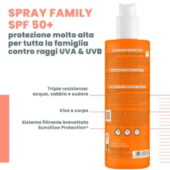 Avene Solare Spray Family Protezione Alta Spf50+ 400ml