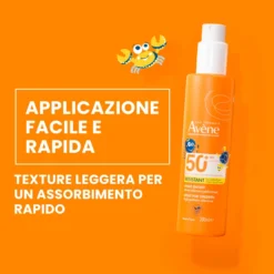 Avene Spray Solare Bambini Spf50+ Protezione Alta 200ml