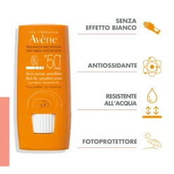 Avene Stick Solare Zone Sensibili Spf50+ 8g
