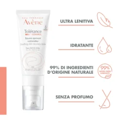 Avene Tolérance Control Balsamo Lenitivo Riequilibrante Pelle Ipersensibile Reattiva Intollerante O A Tendenza Allergica 40ml