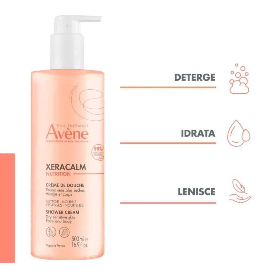 Avene Xeracalm Nutrition Doccia Crema Pelle Sensibile Da Secca A Molto Secca 500ml