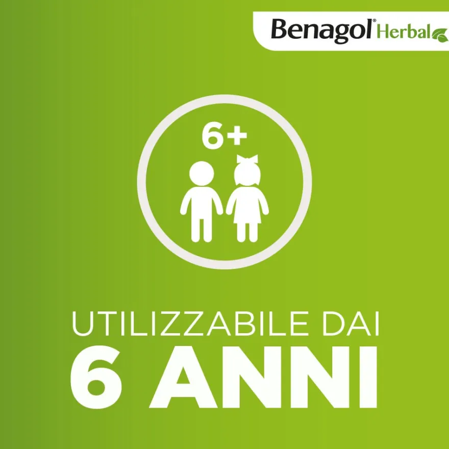 Benagol Herbal Miele Integratore Difese Immunitarie 24 Pastiglie