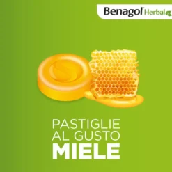 Benagol Herbal Miele Integratore Difese Immunitarie 24 Pastiglie