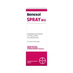 Benexol Spray Integratore Alimentare Vitamina B12 Alto Dosaggio Senza Glutine 15ml