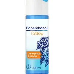 Bepanthenol Tattoo Detergente Delicato Per Tatuaggi Con Pantenolo Per La Cura Del Tatuaggio 200ml