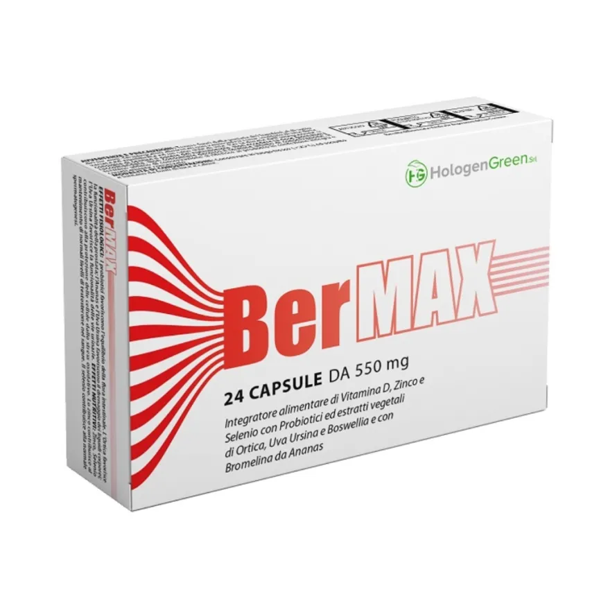 Bermax Integratore Prostata E Vie Urinarie 24 Capsule